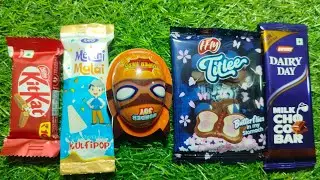 Asmr Most Pouplar Candys /Some Lots Of Colourful Rainbow Lollipop Candy / Unpacking Chocolate eat 