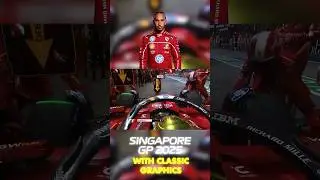 Lewis Hamilton's 🏎️⚡️2.3s PIT STOP | 2025 Singapore Grand Prix with Classic Graphics #f1