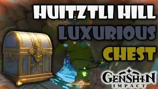 Luxurious Chest in Huitztli Hill | Follow 3 Seelie To Open Cave for Multiple Chests | Genshin Impact