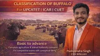 //Classification of buffalo// Basic of Animal husbandry// Agriculture//Education//@CSAWallahOfficial