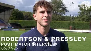 Fin Robertson & Steven Pressley | Brechin Post-Match Interview | Now Available on DeeTV 📺