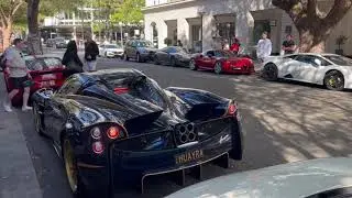 Supercars of Sydney April 2024| Supercar Convoy with Pagani, Adventador Pirelli Edition & much more!