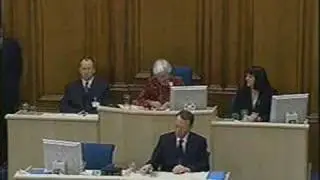 SNP's Winnie Ewing opens the Scottish Parliament