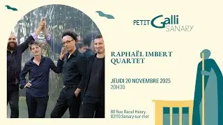 Rapha&euml;l Imbert Quartet | Jeudi 20 Novembre 2025 | Th&eacute;&acirc;tre Galli