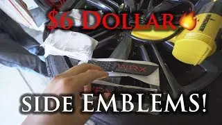 $6 SHIPPED! Fender Badges Install WRX/STi 2018 2017 2016 2015 (4k)
