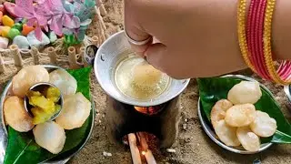 Miniature poori & potato curry recipe||luchi + aloor dom recipe|| &lrm;@Ankita art world&nbsp;