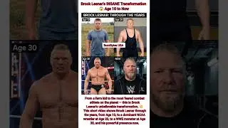 Brock Lesnar&rsquo;s INSANE Transformation 😱 Age 10 to Now#wwe #wweshorts #wrestling #usa #viralvideo