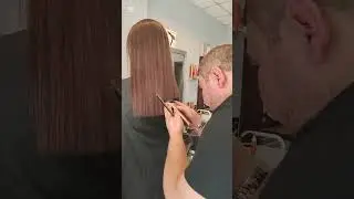 Düz saç kesimi nasıl yapılır?#haircut #hair 