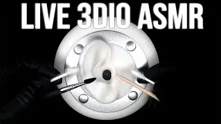 ASMR Ear Cleaning | Cotton Swabs (Q-Tips) &bull; LIVE Binaural 3Dio Mic