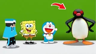 ماين كرافت لكن البطريق نوط نوط يريد يجمدنا !!؟ 🥶🤯