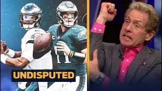 UNDISPUTED | Skip Bayless RIP Carson Wentz's future at Eagles after Jalen Hurts' great debut