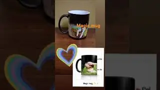 Personalised magic mug #furpillow #magicmug #mugs #gifts #photolab