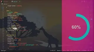 Coding a Pie Chart just using Css. No talking. ASMR Keyboard 🎹