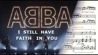 ABBA: I Still Have Faith In You - Piano Sheet Music (New Single 2021)