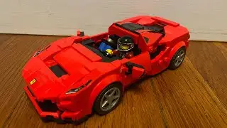 Lego Ferrari f8 Tributo with nitro and engine mod with Tutorial