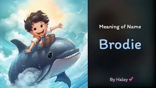 Meaning of boy name: Brodie - Name History, Origin and Popularity