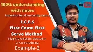 First Come First Serve Method for CPU Scheduling | Important Concept for Gate CSE | Non Primitive