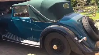1928 Rolls Royce Drop Head Coupe , coming out of hibernation.