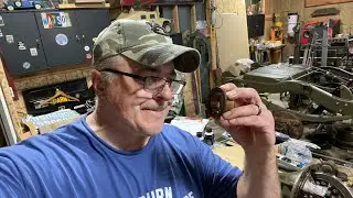 Dodge M37 front inner axle seal and bearing (bushing) removal.