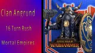 Belegar IronHammer Clan Angrund Legendary Mortal Empires Dwarf Rework 16 turn Karak eight peaks RUSH