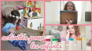 ID&Eacute;E ACTIVIT&Eacute;S MANUELLES POUR OCCUPER LES ENFANTS PENDANT LE CONFINEMENT diy ,  cr&eacute;ation , motricit&eacute;