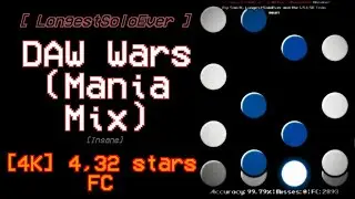 [FF] LongestSoloEver - DAW Wars (Mania Mix, Insane) FC, 99.79%