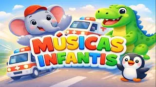 MÚSICAS INFANTIS 🎶 ANIMAIS E TRANSPORTES 🐘🦖🚌🚑 APRENDER BRINCANDO COM ESPORTES E DIVERSÃO! 🎈