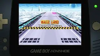 F-Zero: Climax Gold Cup - White Land: Hornet House Time Attack Nintendo Game Boy Advance Emulated