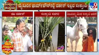 Darshan's Wife Vijayalakshmi Celebrates Makara Sankranti At Mysuru Farmhouse