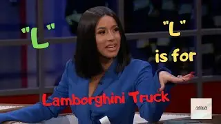 Learn the alphabet with Cardi B [part 1, A-M]