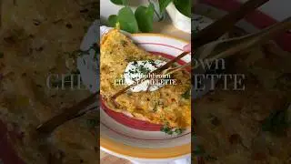 crispy hashbrown cheesy omelette 🍳 recipe is on my blog ➡️ kennascooks.com #recipe #food