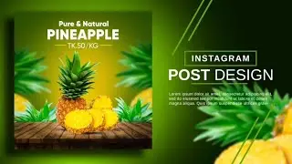 Professional Social Media Post Design - Photoshop Cc Tutorial #design #photoshop #postdesign #astech