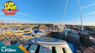 Galaxy Spin on-ride 5K POV &mdash; место для развлечений, Киссимми, Флорида