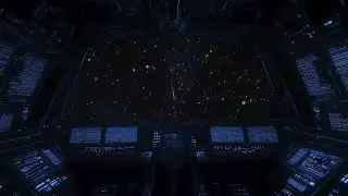 Spaceship Cockpit Ambience | Relaxing Spaceship Sounds | Explore Universe Space