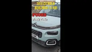 P008B Fault Code 2019 Citroen Berlingo 1.5 HDI