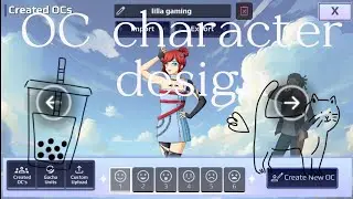 OC character design for my visual novel 