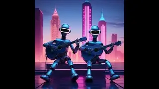 Daft Punk Chilled Backing Track - Dm - 94bpm