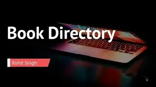 Project Explanation - Book Directory
