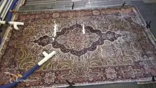 CLEANING A REAL SILK RUG WITH LOVE-BY PetPeePee company