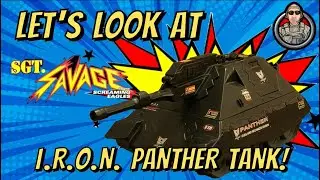 1994 SGT Savage IRON Panther Tank: Cancelled Battle Corp Rangers Stealth Tank!
