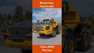 Unreleased Volvo A40J haul truck walkaround