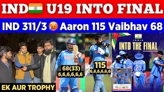 IND 🇮🇳 U19 Qualify For World Cup Final 🥵 Beat AFG 🇦🇫 || IND vs ENG U19 Final || Pak Public Reactions