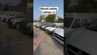 Maruti safety ratings 🚫 #shorts #car