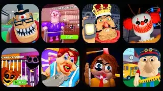 ESCAPE MR. STINKY DETENTION! EVIL GRANDMA'S PRISON RUN! KING'S CASTLE ESCAPE!