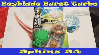 SPHINX S4 Unboxing & Review + QR Codes!! #beybladebattles #sphinxs5 #ベイブレードバースト