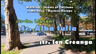 Ion Creanga, Alba Iulia Streets Buiucani #walking #mims 155 #Chisinau #Moldova Sep 23