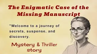 The Enigmatic Case of the Missing Manuscript - English Story | Improve Your English | For Beginners