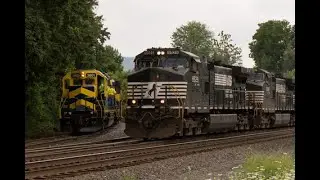 Busy Morning Railfanning on the NS Harrisburg Line - August 2nd, 2016