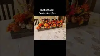 Rustic reclaimed wood box for centerpieces or mantles