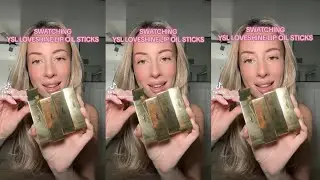 Свотчи помад YSL Loveshine Lip Oil Sticks